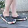 Moda Kapcie Plażowe Kobiety Croc Clogs Casual Rainbow Garden Non-Slip Sandals Slip On Girl Slides Buty na zewnątrz