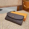 Lady Long Walls med Box Handbag Tote Doudou Hasp Slot Pocket Pickla Credit Card Coin Purse Flap Square Clutch Bag Totes Women Luxurys Designers Väskor Handväskor