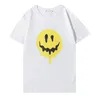 2022 summer paris Designer tshirts mens classic Smiley Face printing T shirts Men Women fashion T-shirt Casual Streetwear cotton t3180