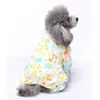 Hundkläder Hundkläder Bomull Fyra ben Pyjamas Stickade husdjur Hem Använd 17 stilar 5 Storlekar