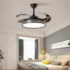 Ventilatori a soffitto leggero lampada da ventola di lusso camera da letto moderna minimalista per soggiorno ventilador de techo decorazioni per la casa bc50dd