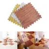 Soft Eva Foam Puzzle Crawling Mat;10pcs Wood Interlock Floor Tiles;Waterproof Ru R9JD 210724
