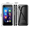 Il più piccolo smartphone 4G LTE Melrose S9 Plus 2,45 pollici Ultra Slim Mini telefono cellulare MTK6737 1 GB 8 GB 32 GB Android 7.0 Fingerprint Cellphone