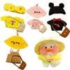 Tücher für 30 cm LaLafanfan Cafe Ente Hund Alpaka Schwein Kaninchen Cartoon Gefüllte Puppen Zubehör Anzug Für 30 cm Tier puppe Y211119