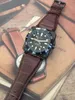 Стиль мужчина автоматическая механическая керамическая панель пакель Bell Aviation Sport Dive Watches Черные кожаные резиновые водонепроницаемые наручные часы7782021