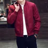 Männer Jacken 2021 Baseball Jacke Männer Frühling Herbst Casual Solide Mode Slim MA 1 Zipper Bomber Mantel Herren Dünne Pilot