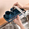 Évier robinet étagère de rangement éponge savon vaisselle tissu égouttoir organisateur salle de bain S10S180N05 210922