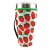 Fruktstil Återanvändbar Iced Kaffekopp Sleeve Neoprenisolerad Ärms Kopp Skyddshållare Idé för 30oz Tumbler Cup