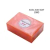 100g Handmade Kojic Acid Whitening Soap For Dark Black Skin Glycerin Brighten Face Body Skins Bleaching Soap