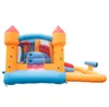 Boîtes de rangement Bins Beaux enfants Château de saut gonflable avec piscine et diapositive incluent un jouet de jeux d'air