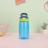 430ML Kid Water Sippy Bottle Creative BPA Free Plastic Baby Feeding Cup Avec Paille Anti-Fuite Drop-proof Bouteilles Boire Enfants Tasses YL0299