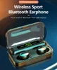 Cell Phone Earphones Bluetooth 5.0 Earphone 9D Stereo Music Wireless headphones Waterproof Sport earbuds with LED Display Headset and Mic
