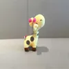 Маленький 9-12 см жирафа плюшевая чучела игрушечная кукла; Beychain подвесной подарок 210728