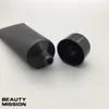 (50 Stück) 120 g leere schwarze, weiche, nachfüllbare Kunststoff-Lotiontuben, Squeeze-Kosmetikverpackungsflasche