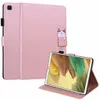 Smart voor Samsung Galaxy Tab A7 Lite Case Book Stand PU Lederen Magnetische Tablet Tab S7 Plus Cover T500 T220 T225