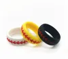 Silicone Wedding Ring for Men Baseball,3 Packs Comfortable Fit, 2.5 mm Thickness,from The Latest Artist Design Innovations to Leading Edge Comfort