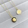 Mode Mäns kvinnors charm lilla hänge halsband smycken design rostfritt stål kedja ring hip hop248l