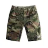Mode camouflage shorts män bomull militär stil patchwork casual boardshorts sommar man kläder 210713