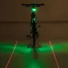 Bike Lights Light LED Backlight Seatpost MTB Diamond Taillight 2 Laser Cycling Rear Night Safety Warning Lamp Bicycle