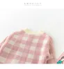 Infantil de mangas compridas com muda de mangas compridas triângulo triângulo jumpsuit camisola de duas peças conjunto bebê menina inverno roupas 210515