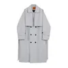 IEFB Spring Korean Windbreaker Men's Medium Long Cape Casual Trend Handsome Loose Trench Coat Man Oversize Cloth 9Y5263 210524