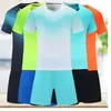 2021 Benutzerdefinierte weiße Blanko-Fußballtrikot-Uniform, personalisierte Team-Shirts mit Shorts-gedrucktem Design, Namens- und Nummern-Trikots 1278786