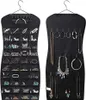 NEW30 Pocket 24 Hanging Loop Storage Bag Jewelry Holder Necklace Bracelet Earring Ring Organizer Jewelry Bag 83*45cm1 EWD7471