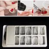 2021 100 adet / kutu Hızlı Yapı Tırnak Kalıp İpuçları Tırnak Çift Formlar Parmak Uzatma Nail Art UV Uzatma Aracı