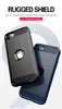 İPhone SE 12 11 Pro Max 7 8 Artı Xr XS Telefon Kılıfları Rugged Fırçalanmış Karbon Fiber Anti Parmak İzi Yumuşak TPU Kılıfı