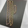 2021 New Hip Hop Vintage Metal chunky stainls steel Chokers luxury U shaped 14K 18K gold plated link Chain Necklace