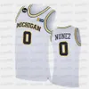 Michigan Wolverines 2021 BLM NCAAバスケットボールジャージーハンターディキンソンマイクスミスフランツWagner Isaiah Livers Eli Brooks Chaundee Brown Austin Davis Zeb Jackson