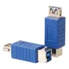 Blauer Anschluss USB 3.0 Typ B Buchse an Drucker Typ A Buchse DC-Netzstecker-Adapter für PC
