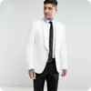Custom-Made-Feito Um Botão Groomsmen Shawl Lapel Noivo TuxeDos Homens Suits Casamento / Prom / Jantar Homem Blazer (Jacket + Calças + Tie) Y521