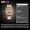 Skmei Men Fashion Watch Outdoor Sport Luxury Digital Wristwatch Alloy Strap Business Watches 12/24 Hours Relogio Masculino 1328 Q0524