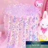 Pink Imitation Mermaid Scale Dreamy Round Sequins Tablecloth Background Cloth Laser Shiny Shooting Decorative Cloth Factory price expert design Quality Latest