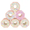 Gift Wrap 10pcs Donut Candy Box Sweet Chocolate Theme Party Wedding Birthday Favor Hexagon Paper