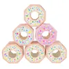 Gift Wrap 10 stks Donut Candy Box Sweet Chocolate Theme Party Wedding Birthday Favor Hexagon Paper