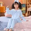 Nya flickor pyjamas Sätt varmt tjockare vinterflanell pijamas infantil barn korall fleece tecknad sömnkläder för pojkar pyjamas barn356595905