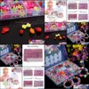 Puzzles Games & Giftsjigsaw Puzzle Geometric Shape For Girls Children Amblyopia Candy Colors Diy Wear Beads Bracelet Kids Toys Drop Delivery