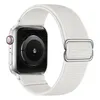 Polyester-Uhrenarmband für Apple Watch Männer Frauen 40 mm 42 mm 44 mm 45 mm Armbänder Ersatz kompatibel mit iWatch Serie 1 2 3 4 5 6 7 8