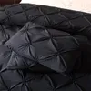 Schwarze Farbe Blume Bettbezug-Sets Misty Solid Color Bettdecken Single Twin Queen King Size Bettwäsche-Sets Luxus 210319