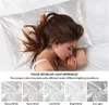 Silky Satin Pillow Case King Queen Full Size Hotel Home Partihandel Kudde täcker solida 12 färger Hårhudvård SXjun1