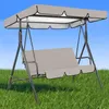 2pcs Waterproof Oxford Cloth Garden Patio Swing Seat Top Cover Outdoor Camping Courtyard Hanging Hammock Chair Canopy Shade