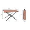 Camp Furniture Ultralight Outdoor Folding Camping Table Aluminium Roll Eloy Travel BBQ Lätt Pärmbar Picknick Vandring Fiske3103764