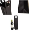 PU 가죽 와인 또는 샴페인 병 선물 가방 토트 여행 가방 가죽 싱글 와인 병 캐리어 가방 케이스 주최자 와인 병 선물 랩 DH8599