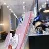 Clear Glitter Phone Cases For Samsung Galaxy A51 A71 A52 A72 F62 S20 FE S21 S10 S9 Plus Flexible Folded Holder Soft Cover