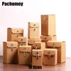 Gift Wrap Natural Kraft Paper Box For Wedding Birthday Christmas Party Packing Ideas With High Quality PP060701