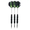 3 pcs Steel Dica Darts Acessórios Indoor Sports 20g Níquel Banhado Ferro Dart Vôos Corporal Alumínio Liga de alumínio Eixos Flight Dardos