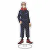 Portachiavi Japan Anime Jujutsu Kaisen Acrilico Figura Stand Model Plate Desk Decor Cosplay Regali di Natale per bambini Ragazzo regalo Fred22