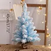 Decorações de Natal Nórdico Ins 30/45 / 60 cm Rosa Azul Azuis Mini Árvore DIY Desktop Decoração Cena De Disposição De Decoração